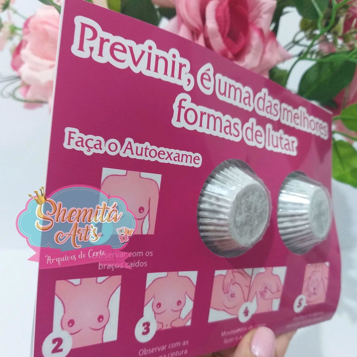 Cartão Blister Outubro Rosa - Imagem 2