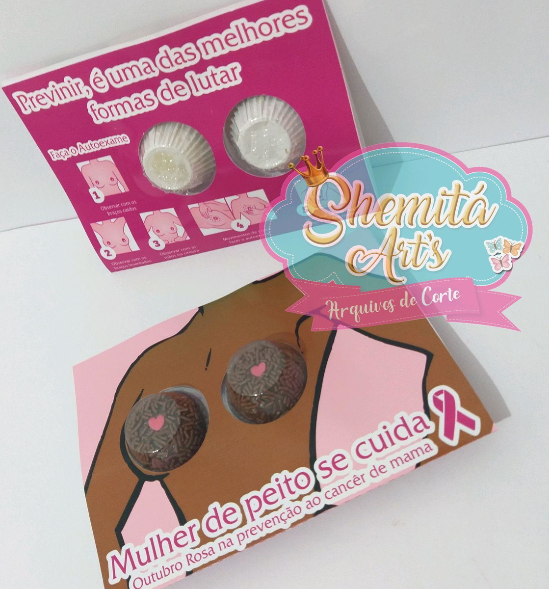 Cartão Blister Outubro Rosa - Imagem 6